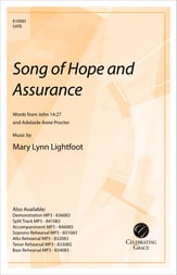 Song of Hope and Assurance SATB choral sheet music cover